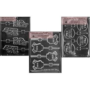 It's a Girl Lolly Chocolate Candy Mold, Baby Shower Soap Mold Baby Onesie Soap chocolate candy mold Mold With © Molding Instruction