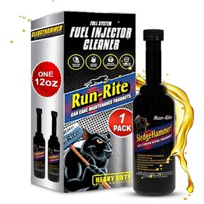 Sledgehammer Fuel Enhancer & System Cleaner: Enhances Gas/Diesel Engine Performance, Cleans Injectors, Carburetor, Valve, Reduces Emissions - Concentrated Formula in One Bottle 16 oz (1-Pack)