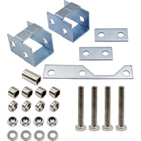 Lift Bracket Kit - 2" Full Lift Bracket Kit Compatible with 1997-2008 Honda Recon TRX 250 Steel Silver