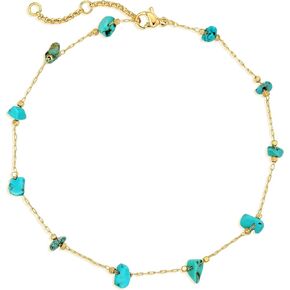 BENEIGE Gold Anklets Bracelet for Women 14K Gold Plated Beaded Anklets Bracelet Dainty Adjustable Handmade Anklets Jewelry for women