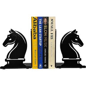 Decorative Metal bookends for Shelves Horse Bookends Horse Statue Decor, Non Skid Book Ends, Book Stopper for Home/Office Decor, Book Ends Fantasy Bookends 7 X 5.51 X 4 Inch/Piece