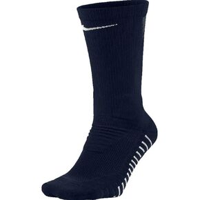 NIKE Unisex Vapor Crew Socks (1 Pair), White/Black, Small