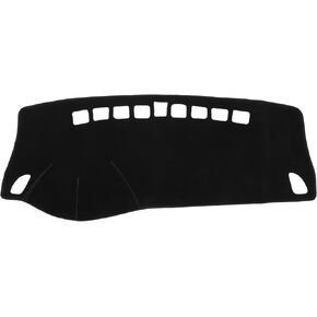 Car Dashboard Cover Mat Compatible for Buick Encore 2017-2021, Protective Polyester Black Center Console Interior Trim Dash Board Mat