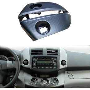 Central Dashboard Cover Strip Trim Fit for Toyota RAV4 Base Limited EV Sport 2006 2007 2008 2009 2010 2011 2012 Center Instrument Cluster Panel Trim