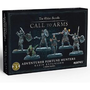 Modiphius Entertainment The Elder Scrolls: Call to Arms - المغامرون صائدو الحظ - 6 مجسمات غير مطلية من الراتنج (MUH0330304)