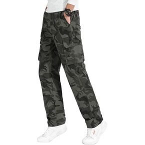 Sweatpant for Men Full Elastic Waist Pull-On Cargo Pants Lightweight Casual Trousers Workwear
