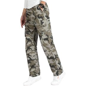 Sweatpant for Men Full Elastic Waist Pull-On Cargo Pants Lightweight Casual Trousers Workwear