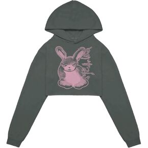 Melanie Martinez Women's Evil Bunny Crop Hoodie