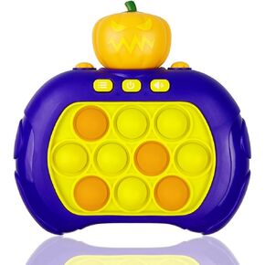 Anditoy Halloween Pop Quick Push Game, Handheld Light up Bubble Fidget Game Toy for Kids Boys Girls Teens Halloween Toys Halloween Treat Bags Gifts