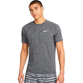 Nike Men's Dri-FIT UPF 40+ Hydroguard Swim Tee (Large, Indigo Fog Blue)