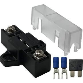 Sherco-Auto Stack-able Add-on in-line Fuse Holder Panel & Distribution Block for ATO/ATC & ATM/MIN Blade Fuses - Automotive Marine Car Boat RV (1)