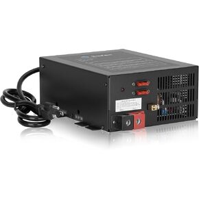 محول طاقة PM4 45A RV مع شاحن بطارية ذكي مدمج 4 مراحل لمحول طاقة 110 فولت تيار متردد إلى 12 فولت تيار مستمر، مع مخرج قابل للتعديل من 13.2 فولت إلى 14.6 فولت، مناسب للشحن في سيناريوهات مختلفة
