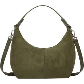 Slouchy Suede Shoulder Bags For Women Retro Crossbody Bag Tote Bag Satchel Bag Winter Work Purses Crescent Bag Handbag Fall