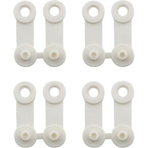 JCBIZ 4PCS Knitting Machine Accessory Flower Clip Hitch Plastic Snap Clip Fits Most of The Knitting Machines in The Market Through-Hole Pattern Smooth Running of The Machine When Secured White in Saudi Arabia