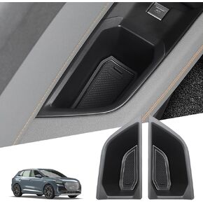 For 2023 Audi Q4 E-Tron Rear Side Door Handle Storage Box, for Audi Q4 E-Tron 2022 2023+ Rear Door Handle Pocket Tray,q4 e-tron Handle Pocket Tray Insert Glove Pallet