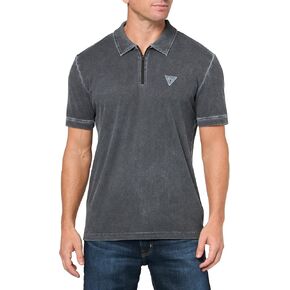 GUESS Men's Steno Short Sleeve Polo
