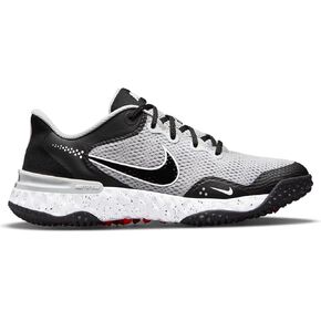 Nike Alpha Huarache Elite 3 Baseball Turf Shoes Gray | Black Size 8.5