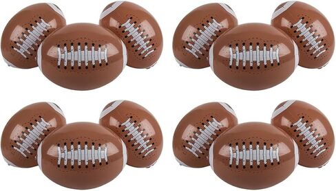 Football Beach Ball Inflates | 12 Pack | 15 Inch | for Ages 3 and up in Saudi Arabia