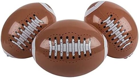 Football Beach Ball Inflates | 12 Pack | 15 Inch | for Ages 3 and up in Saudi Arabia
