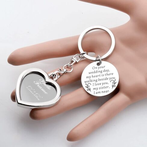 PLITI Bride Wedding Memorial Gift Bridal Bouquet Photo Charm Family Member Lost Remembrance Piece Wedding Memorial Bouquet Charm Photo Sister Wedding Memorial Gift in Saudi Arabia