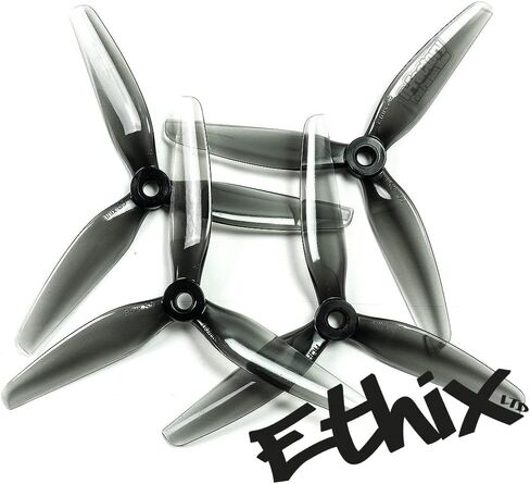 16 قطعة HQProp Ethix S5 5X4X3 رمادي فاتح لأسلوب FPV الحر in Saudi Arabia