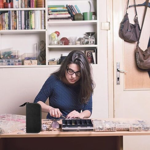 مجموعة أدوات صنع المجوهرات، لوازم أدوات إصلاح المجوهرات مع كماشة مجوهرات للبالغين، 15 نوعًا من نتائج المجوهرات، أسلاك المجوهرات للأقراط والخاتم وصياغة القلادة وإصلاح صناعة المجوهرات in Kuwait