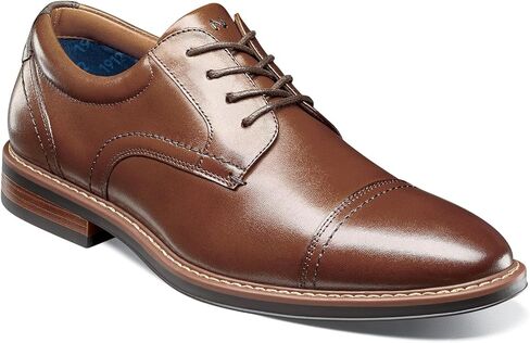 Nunn Bush Men's Centro Flex Cap Toe Oxford Dress Casual Leather Comfortable Lace Up in Saudi Arabia