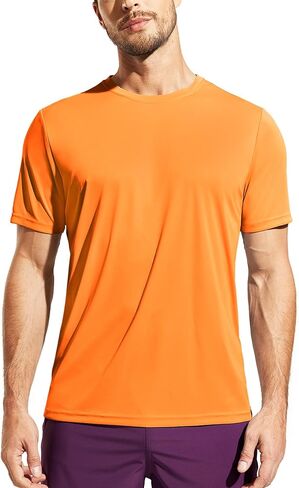 Haimont Men's Athletic Running Shirts Quick Dry Short Sleeve UPF 50+ Sun Protection UV Fishing Hiking Workout T-Shirts in Saudi Arabia