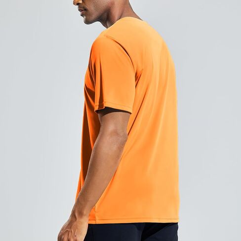 Haimont Men's Athletic Running Shirts Quick Dry Short Sleeve UPF 50+ Sun Protection UV Fishing Hiking Workout T-Shirts in Saudi Arabia