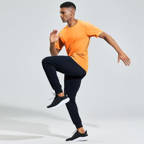 Haimont Men's Athletic Running Shirts Quick Dry Short Sleeve UPF 50+ Sun Protection UV Fishing Hiking Workout T-Shirts in Saudi Arabia