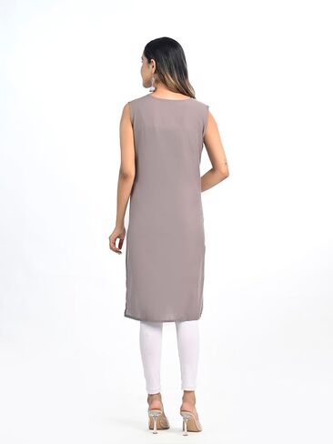 Meyali Cotton Kurtis For Women Indian Style | Plain Kurti For Women - Includes only Kurti in Kuwait