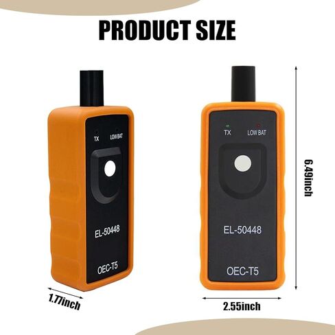 جهاز إعادة ضبط ضغط الإطارات Pack-1، أداة إعادة تعلم TPMS، أداة تنشيط إعادة ضبط مستشعر الإطارات، أداة تشخيص الأعطال التلقائية، مجموعة إصلاح السيارات، متوافقة مع موديلات بويك (أسود) in Kuwait