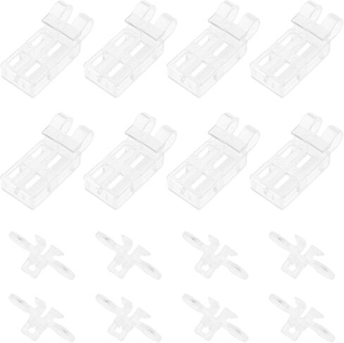 Create idea 8 Sets Venetian Blind Valance Clips Blind Safety Clips Compatible with Hillarys 35mm 50mm Venetian Blind Valance Clips Pelmet in Saudi Arabia