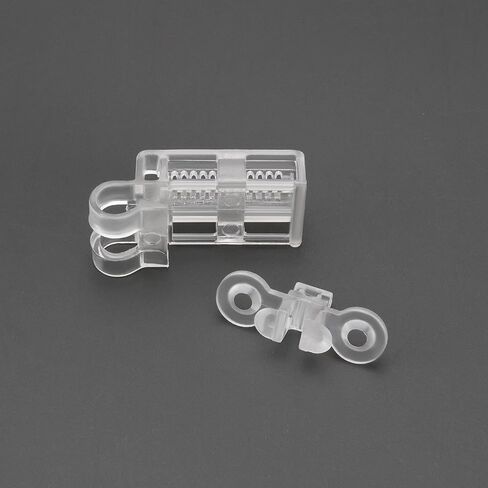 Create idea 8 Sets Venetian Blind Valance Clips Blind Safety Clips Compatible with Hillarys 35mm 50mm Venetian Blind Valance Clips Pelmet in Saudi Arabia