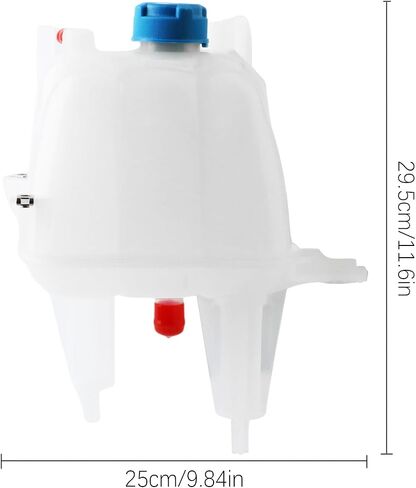 603-838 Engine Coolant Reservoir Compatible with 2014-2018 Jeep Cherokee 2015-2017 Chrysler 200 Replaces OE 68102155AB 68249136AA in Saudi Arabia