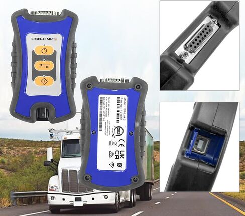 121052، واجهة السيارة USB Link-3 مع معلومات الإصلاح وبرامج التشخيص، واجهة السيارة USB Link 3 W-ireless، تشخيص الماسح الضوئي للشاحنات الثقيلة USB Link in Kuwait