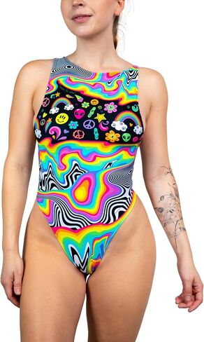 Freedom Rave Wear - Vibrant & Comfortable Women's Bodysuit | Trendy Rave Apparel in Saudi Arabia