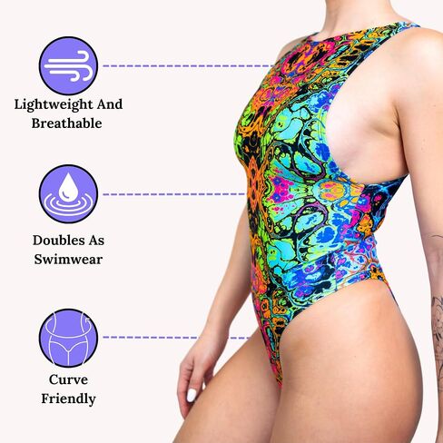 Freedom Rave Wear - Vibrant & Comfortable Women's Bodysuit | Trendy Rave Apparel in Saudi Arabia