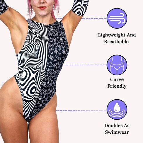 Freedom Rave Wear - Vibrant & Comfortable Women's Bodysuit | Trendy Rave Apparel in Saudi Arabia