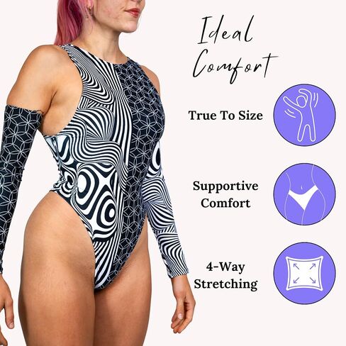 Freedom Rave Wear - Vibrant & Comfortable Women's Bodysuit | Trendy Rave Apparel in Saudi Arabia