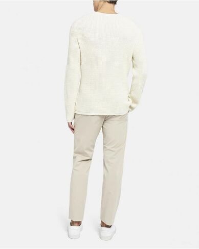 Theory Men's Cotton Textured Sweater, Phanos Crew in Saudi Arabia