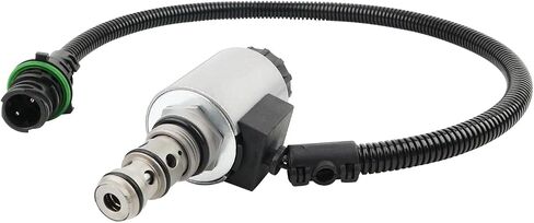 Solenoid Valve Compatible with Volvo Wheel Loader L90E, L110E, L180E, L120E, L150E, L180E, L220E, G930, G940, G946, G960 Replaces 15066984 11144019 11705493, Solenoid Connector Valve Coil in Saudi Arabia