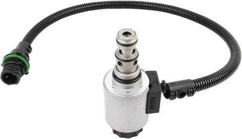 Solenoid Valve Compatible with Volvo Wheel Loader L90E, L110E, L180E, L120E, L150E, L180E, L220E, G930, G940, G946, G960 Replaces 15066984 11144019 11705493, Solenoid Connector Valve Coil in Saudi Arabia