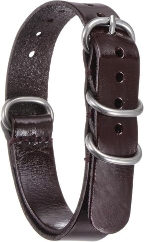HARFINGTON Genuine Leather Watch Band Quick Release Soft Replacement Watch Strap with Stainless Steel Metal Buckle for Men Women in Saudi Arabia