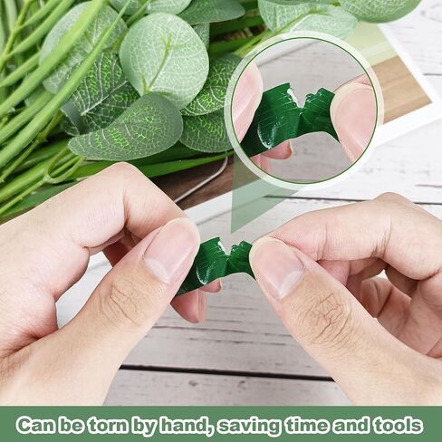2 Roll Green Floral Tape, 1/2inch Wide Florist Tape Waterproof, Flower Wrap Tape Adhesive for Fresh Flowers Artificial Flowers Arrangements Crafts, Wedding Bouquet Florist Supplies in Saudi Arabia