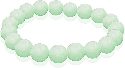 STONIQUE Natural Gemstone 10mm Round Beads Elastic Stretchy Bracelet 7.5" for Men Women in Saudi Arabia