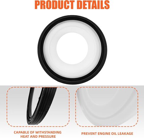 89060436 Rear Main Seal Crankshaft Fits for 1998-2014 Chevy,1999-2013 GM,2002-2011 Cadillac,2003-2009 Hummer, For Buick Pontiac Saab Avanti Replace 12587099, 12602972 in Saudi Arabia