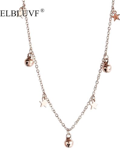 Stainless Steel Gold Rose Gold Plated Star Bells Summer Beach Chain Anklet Foot Jewelry Adjustable For Women in Kuwait