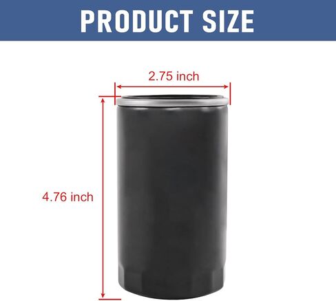 122-0836 Oil Filter Replacement For Cummins Onan RV Generator QG 5500/7000 Series HGJAC HGJAB HGJAA, Replaces 01220836 PH10027 B7238 PH2875 in Kuwait