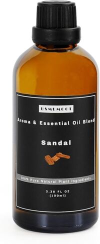زيت USMLMOOT "Santal" العطري - رائحة موزع الهواء البارد والتكييف، روائح طبيعية فاخرة، مزيج زيوت ناشر للعلاج العطري، زيوت عطرية مستوحاة من المنعشة (100 مل) in Kuwait
